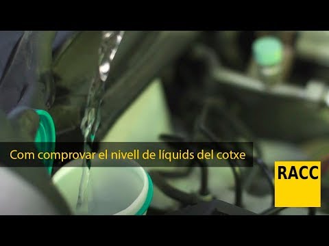 Com comprovar el nivell de líquids del vehicle