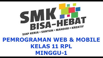 Materi Pemrograman Web dan Mobile Kelas 11 RPL