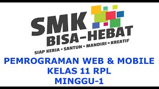 Materi Pemrograman Web dan Mobile Kelas 11 RPL