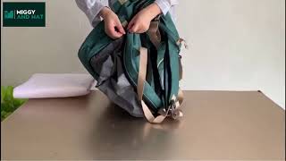 MiggyAndHat Crib Diaper Bag  - How to close