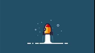 Rocket launching GIF