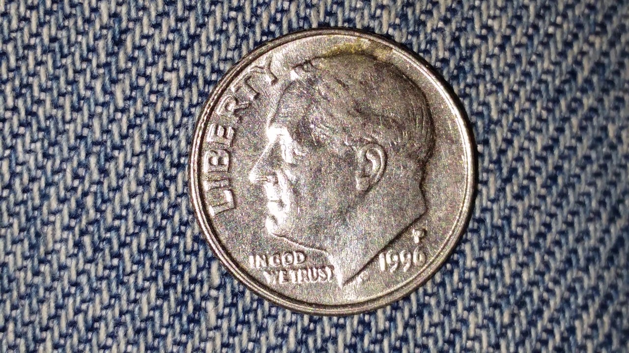 1996 P ROOSEVELT DIME FUN FACTS