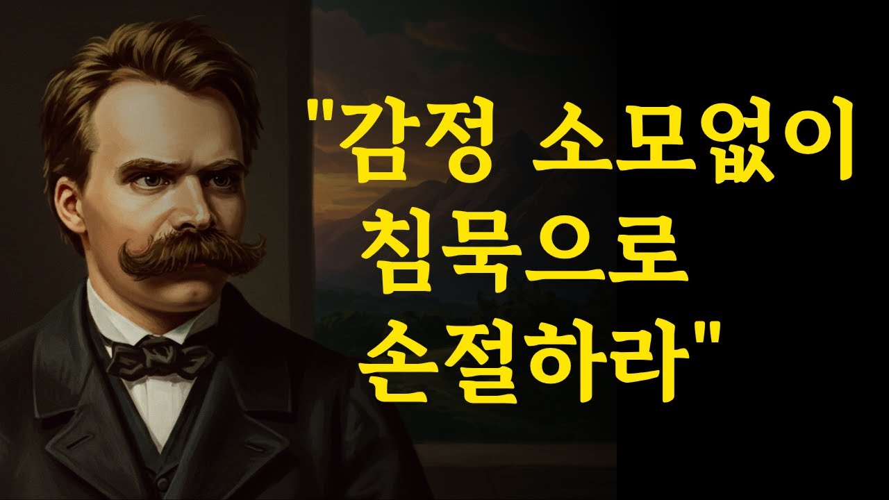 침묵으로 관계를 단번에 끝내는 법 | 니체의 인간관계 통찰
