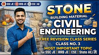 Stone || Building Materials|| Free Revison class Series || Class no 03 || Engineering Next Gen ||