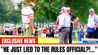 Golf PRO'S OUTRAGED as PGA TOUR player CAUGHT CHEATING LIVE!!