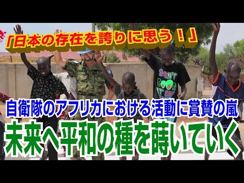 【海外の反応自衛隊】ありがとう！！「日本の存在を誇りに思う！」　自衛隊のアフリカにおける活動に賞賛の嵐！！【海外の反応Lab】
