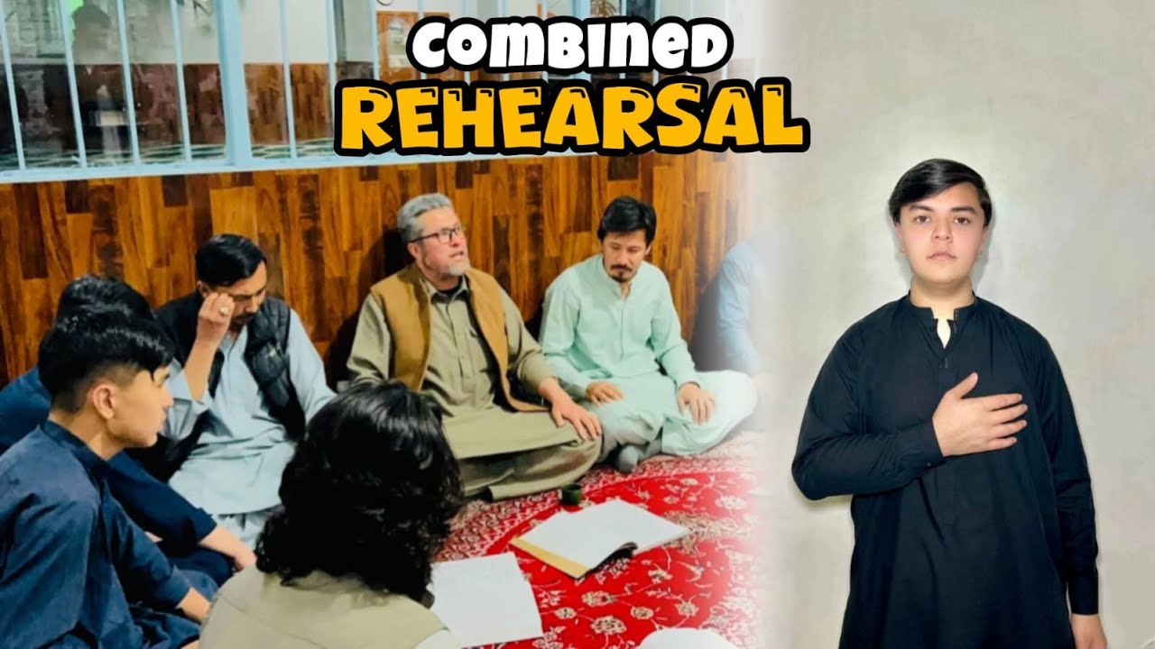 Combined Rehearsal | shahadat mola Ali (a.s) | -#noha hazaragi | Ali seena vlogs | 