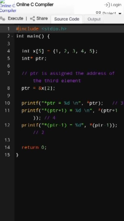 BCA l C programming language l Array and pointers l #viral #coding #bca ...