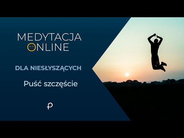 Medytacja Pisma Świętego - Puść szczęście [#Mk 6, 17-29] 30.08.2020 - dla niesłyszących (j. migowy)