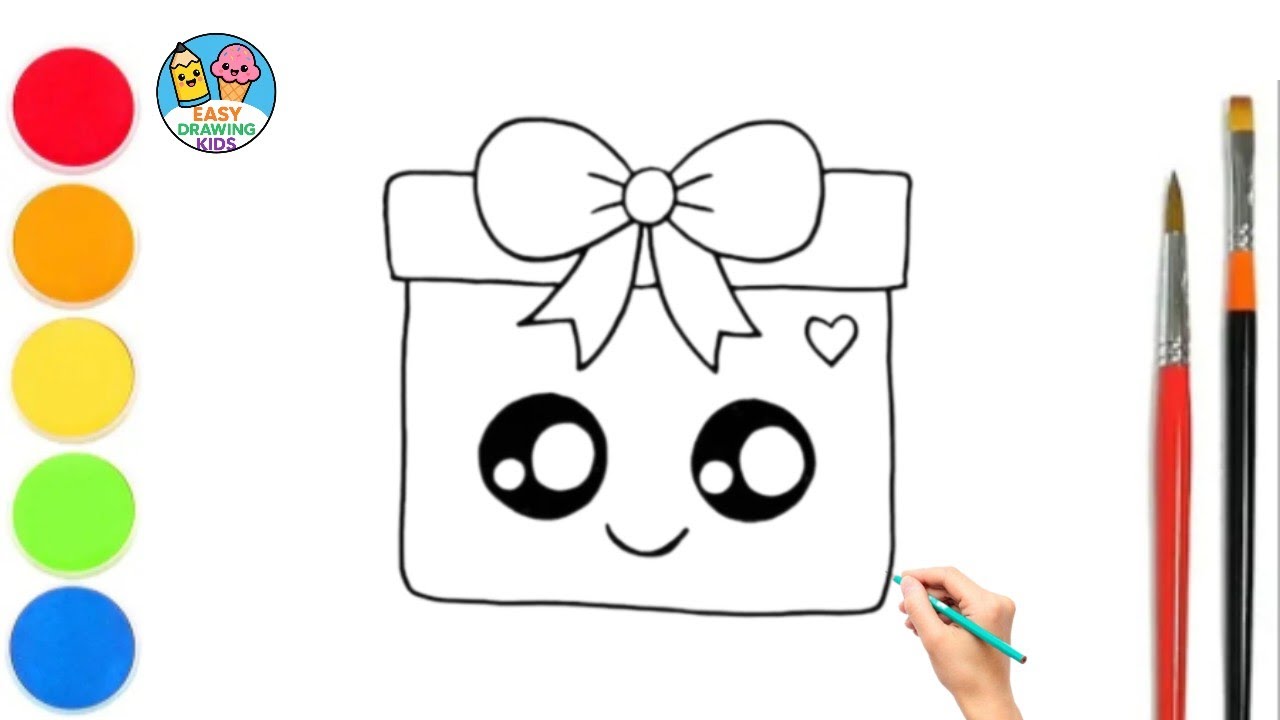 Easy happy new year picture drawing 2026,how to draw a cute New year's Cake picture easy drawings