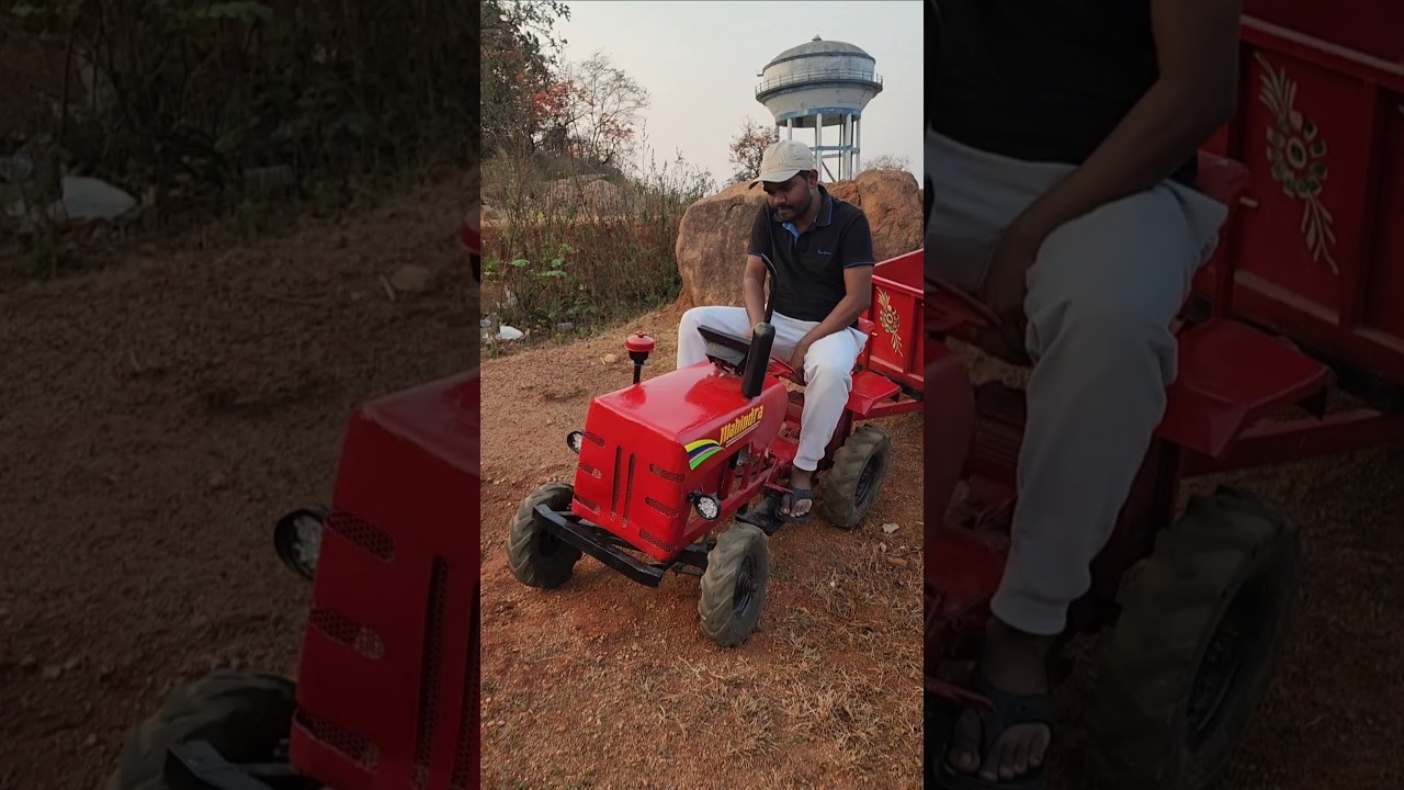Driving In Hill Area's | Off-road Drive with mini tractor | Toy Pur