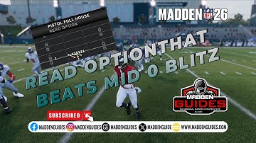 Lees de Option Run Play Guide: Domineer met de Pistol Full House Lees Option in Madden NFL 26