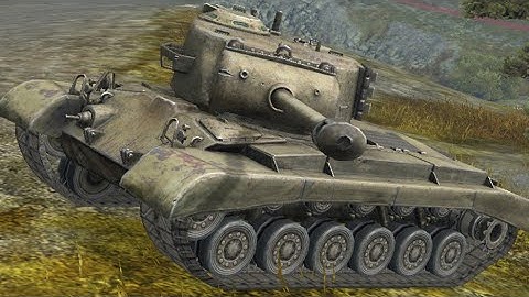 T26E5 - 5.3 K Damage, "M" Ace Tanker, Oasis Palms, High Caliber, Standard Mode - WoT Blitz T8 Tank