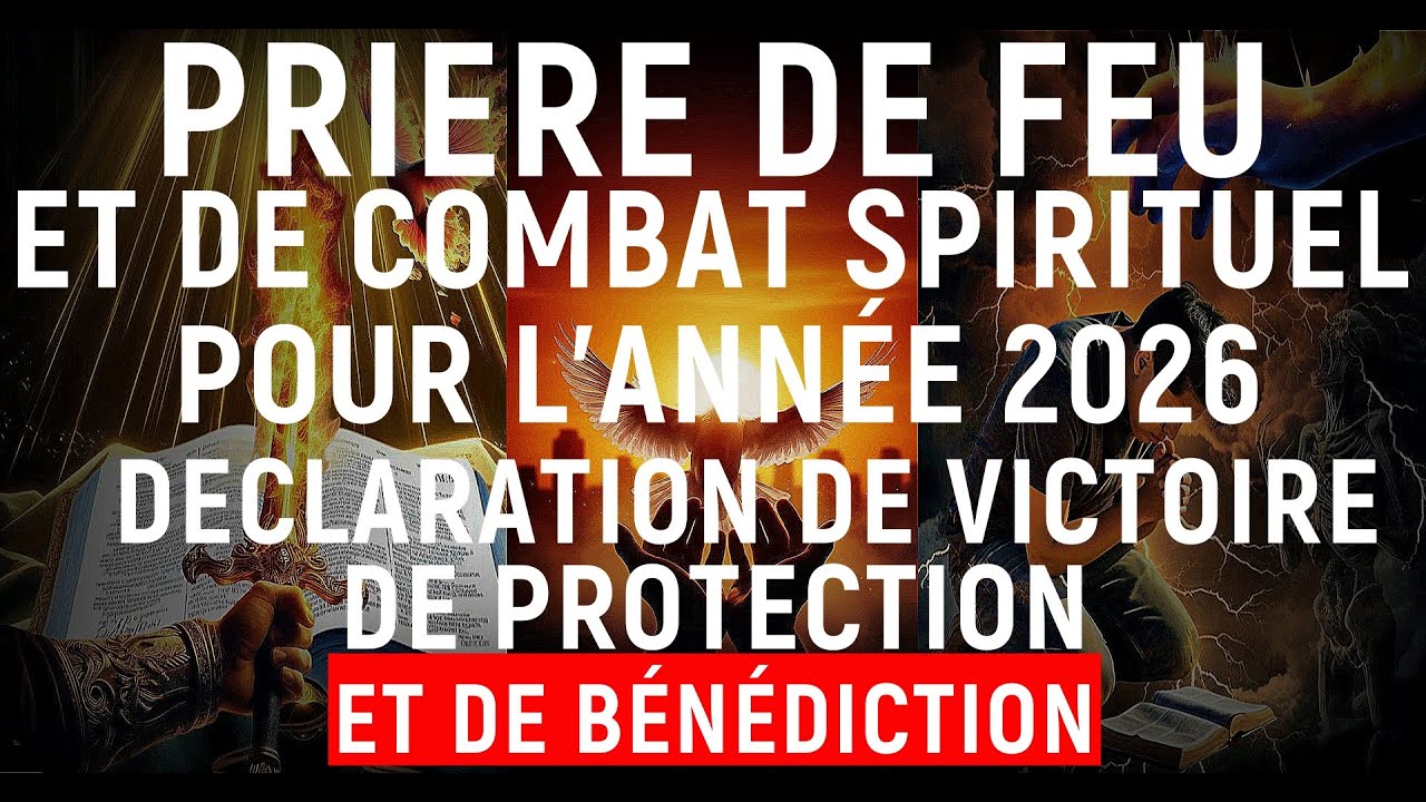 LAISSEZ-JOUEZ Cette PRIÈRE 🙏 De Feu | Prière de combat, Délivrance, protection et percées Divine