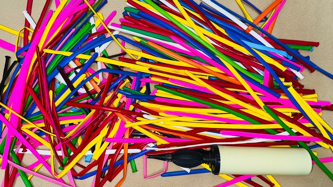 🌈 Satisfying ASMR Modelling Balloons | Unlimited Blow, Twist & Pop Moments