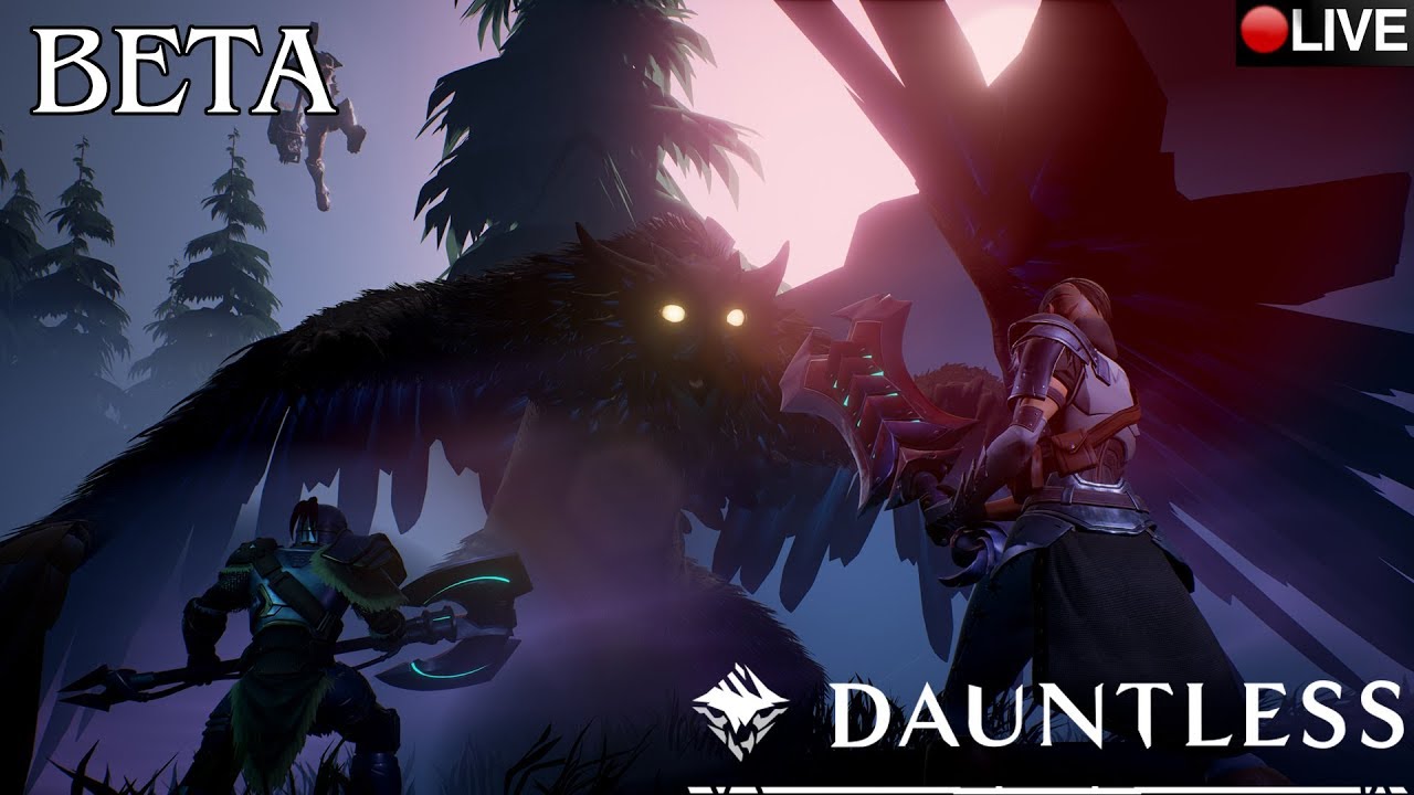 Dauntless beta Gameplay livestream - Co-op with the wifey - 1