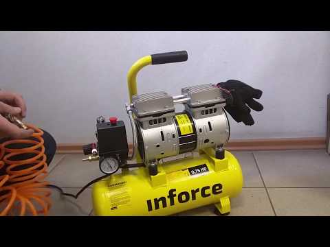 Компрессор безмасляный "INFORCE U550/9" Теперь еще тише.mp4