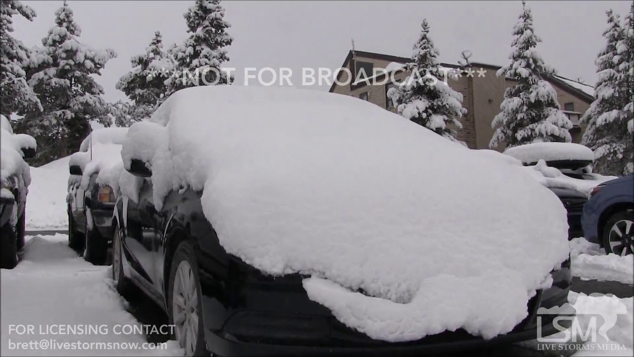 4-23-18 Big Sky, MT Late Season Snow Storm - YouTube