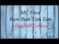 Capture de la vidéo Mc Fioti - Bum Bum Tam Tam (Kondzilla)  {English Lyrics}