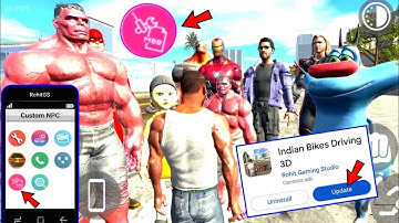 🚨 Indian Bike Driving 3D NEW UPDATE! Custom NPC Secret Hidden Features REVEALED 🔥😱