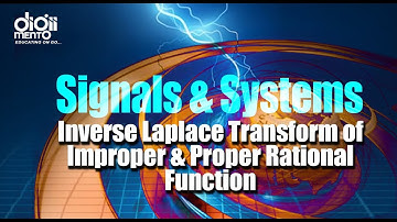 Signals and Systems 44 Inverse Laplace Transform of Improper & Proper Rational Function