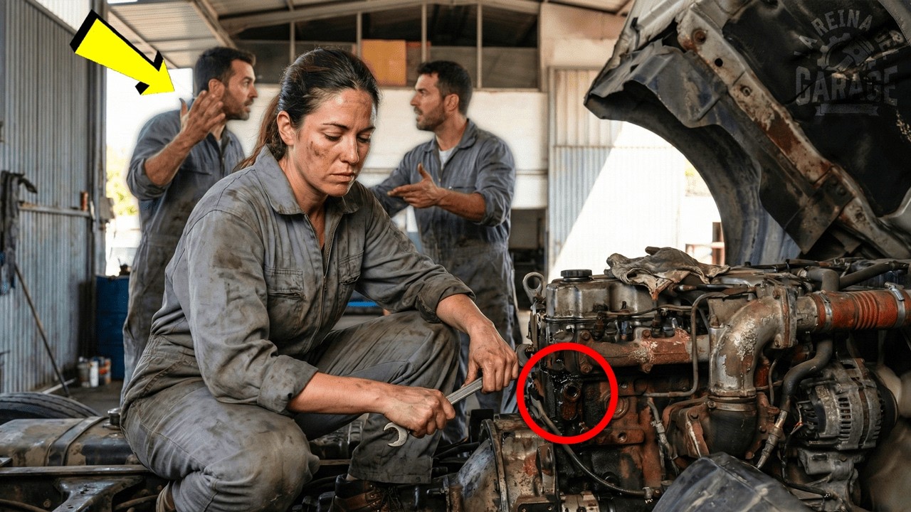 “SI LOGRAS ENCENDER ESE MOTOR OLVIDADO, LOS 5 CAMIONES SON TUYOS”