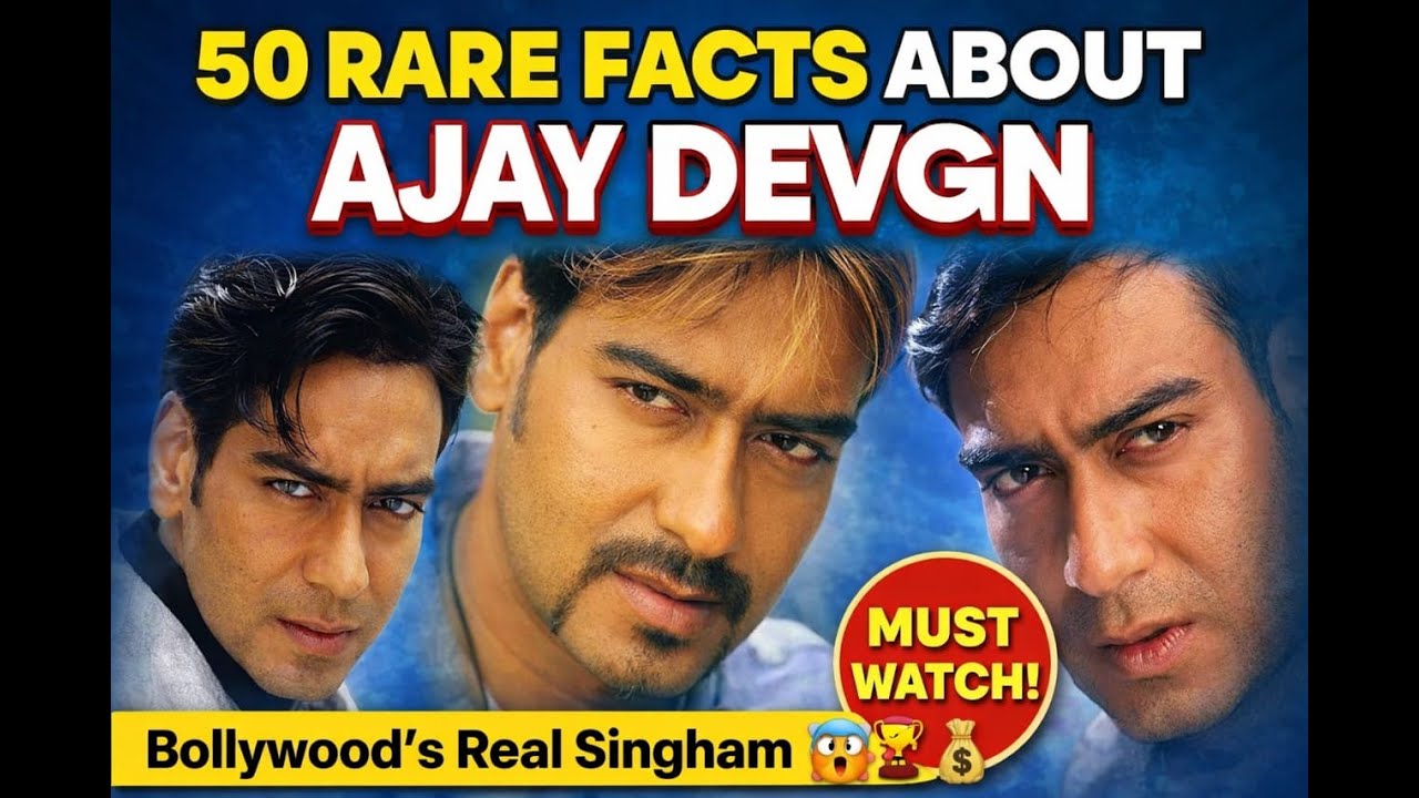 50 Unknown & Rare Facts About Ajay Devgn | Bollywood’s Real Singham