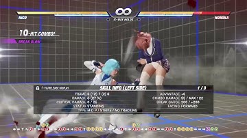 DOA6 - Nico combos