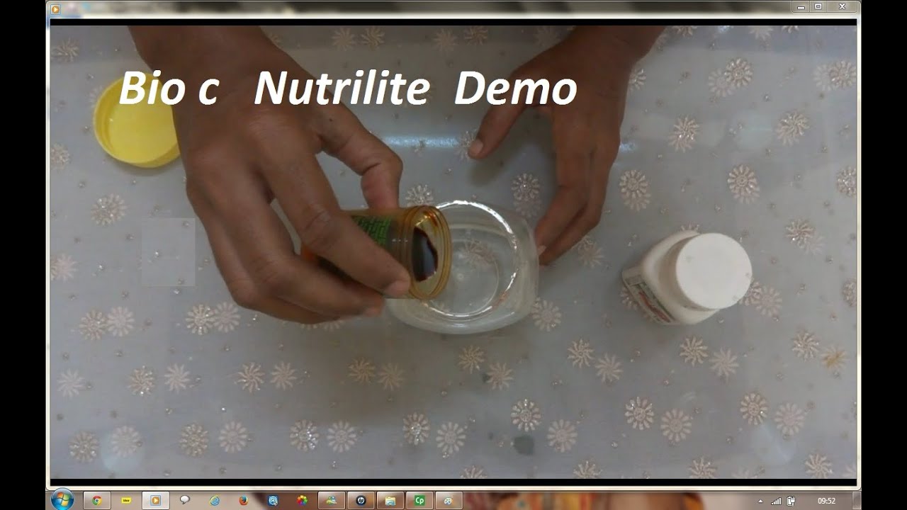 Nutrilite Bio C Antioxidant demo voice in Telugu YouTube