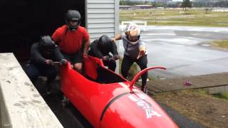 Summer 2012 Bobsled push training - US Bobsled Team Training
