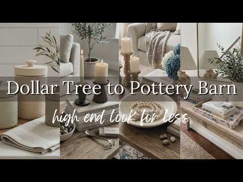 4 Dollar Tree to Pottery Barn DIY Dupes | High End Home Decor for Less!