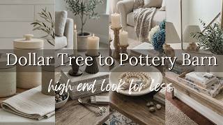 4 Dollar Tree to Pottery Barn DIY Dupes | High End Home Decor for Less!