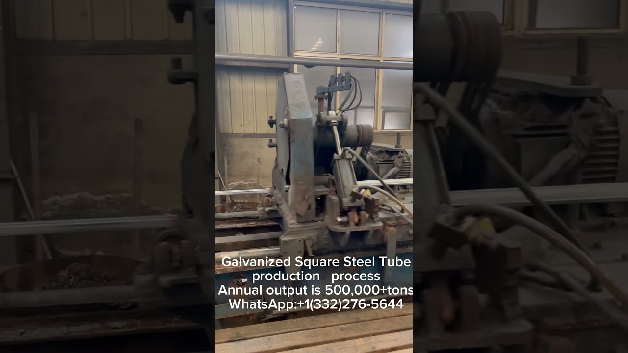 🔥 【Galvanized Square Tubes】30+ Production Lines, Global Direct Supply,