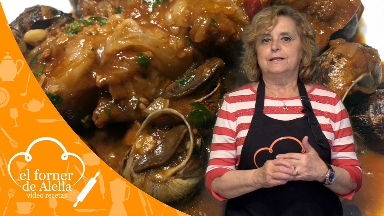 Pies de cerdo con caracoles