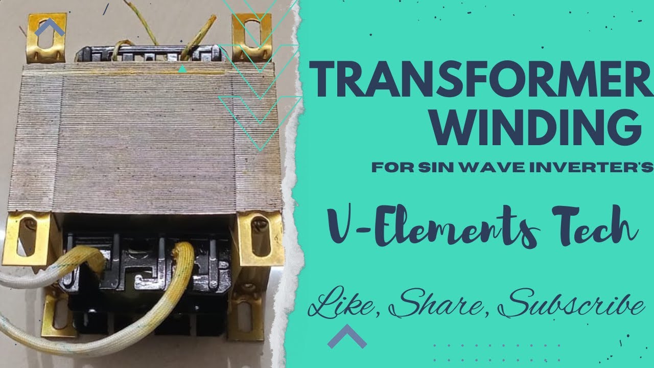 How to wind a Transformer for a Sin wave inverter easily in Malayalam.