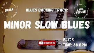 Slow Blues Guitar Backing Track Jam