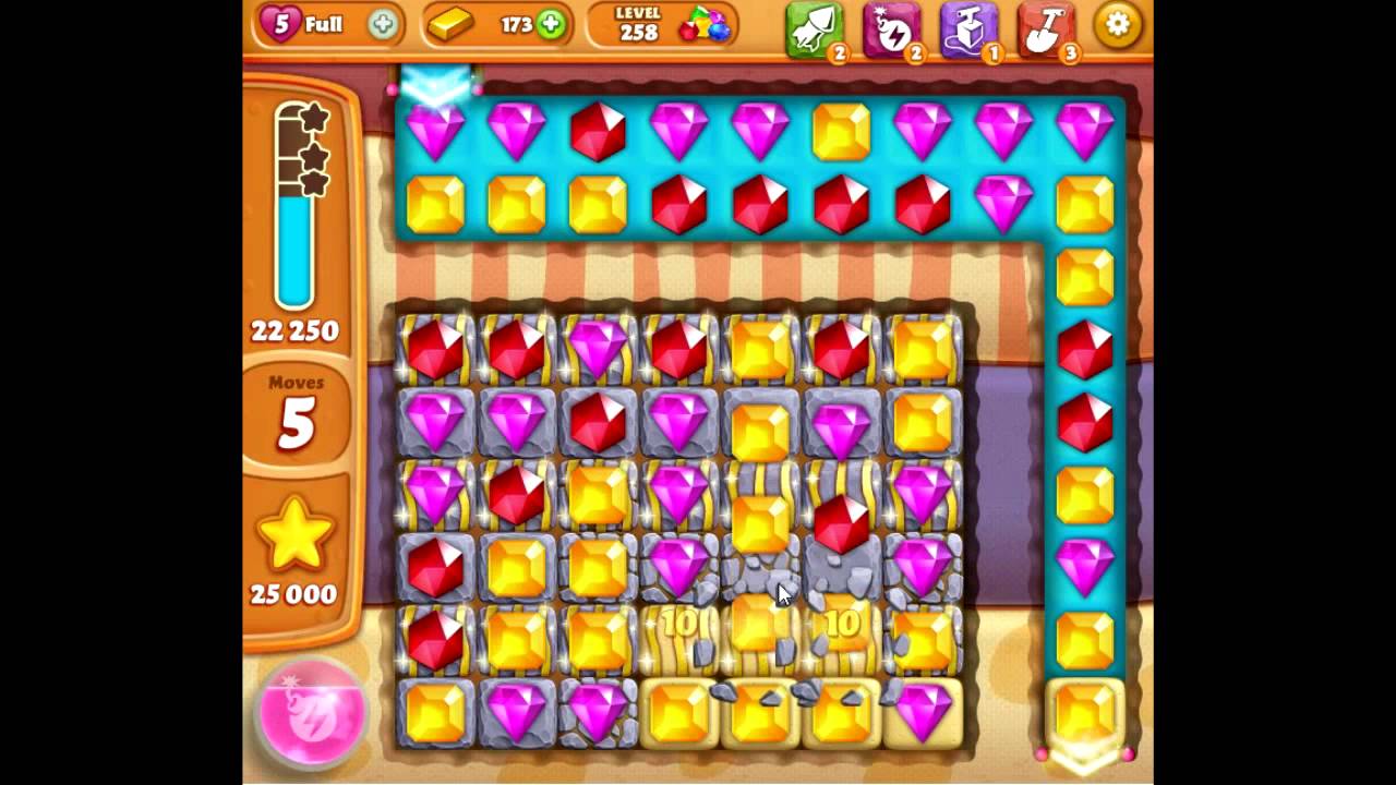 Diamond Digger Saga level 258 no boosters 😈