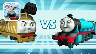 Thomas & Friends: GoGo Thomas - Diesel 10 VS Gordon - Full Upgrade Diamond Super Fun Races (Budge)