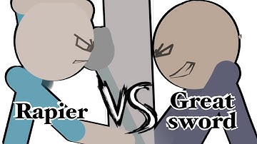 Rapier vs Greatsword (by Flame)