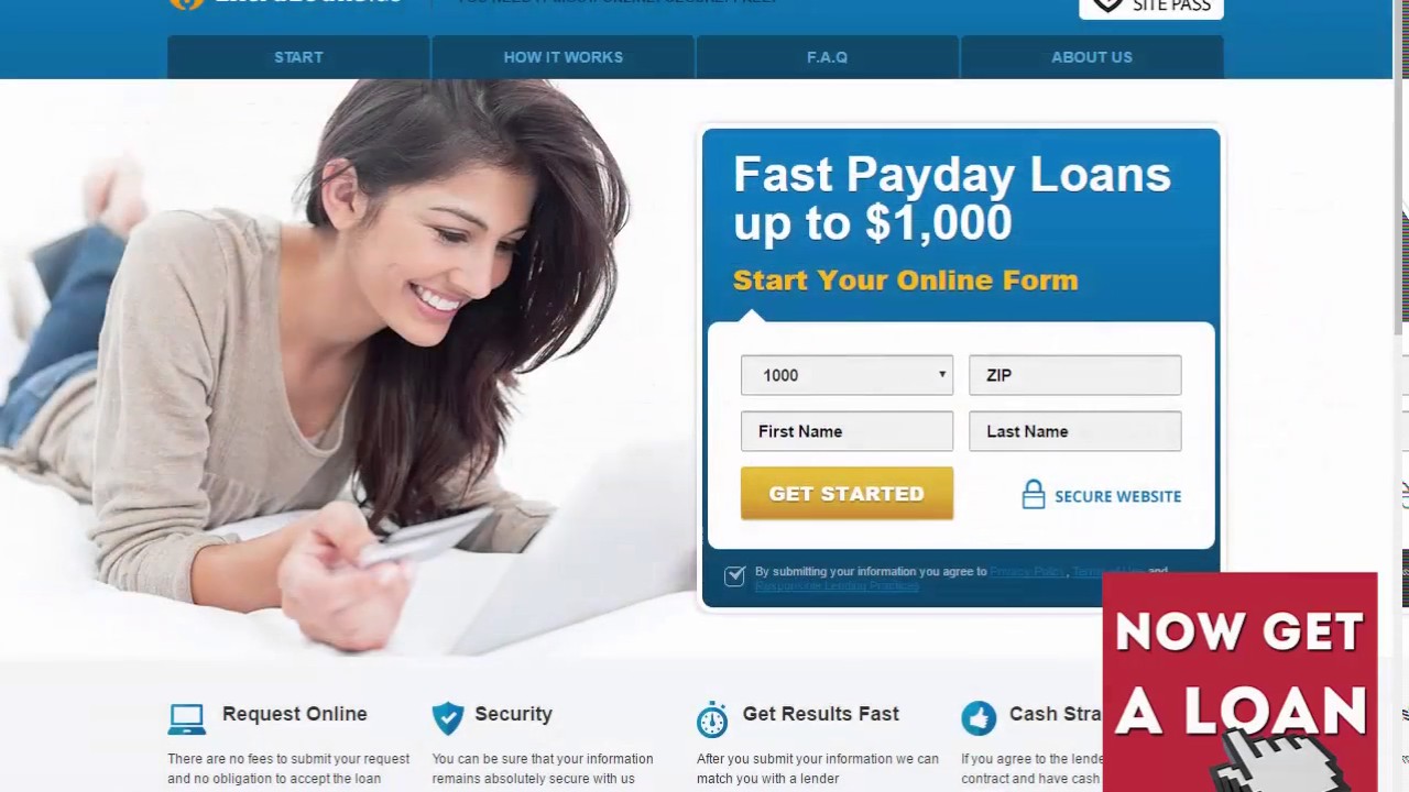 Online Payday Loan Lenders Fast Payday Loans up to $1,000 - YouTube