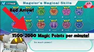 Fastest way to gain Magic Points in Magolor Epilogue - Kirby's Return to Dream Land Deluxe