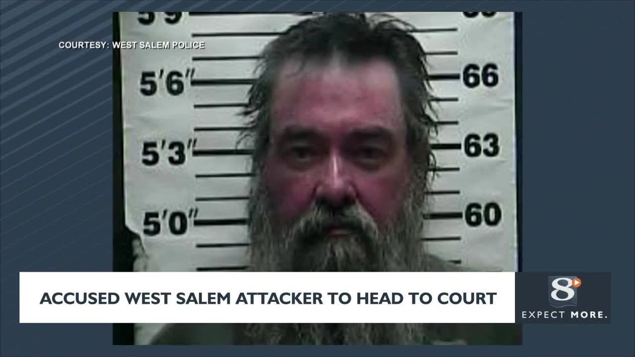 West Salem throat slashing suspect pleads not guilty - YouTube
