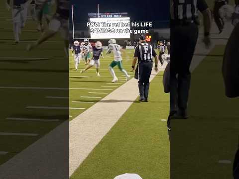 Ref caught BETTING on the GAME #football #texas