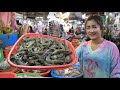 Buy Shrimps To Make Corn Salad / Market Show / Prepare By Countryside Life TV