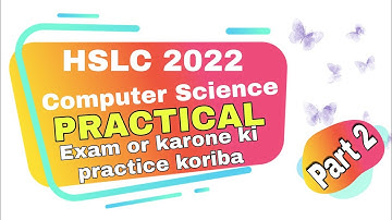 HSLC 2022 Practical Exam or karone ki practice koriba (JavaScript) - Part 2