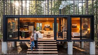 A Couple Transforms Discarded Shipping Containers into a $200,000 Luxury Container Home | 120 Days