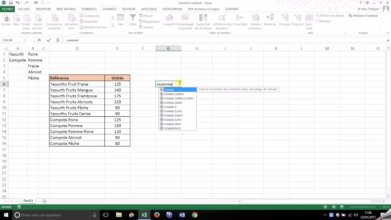 formule excel si contient texte alors chiffre - Shasta Crystals