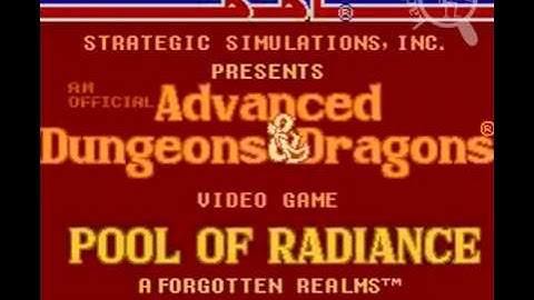 [Intro][NES] Pool of Radiance