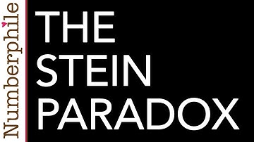 The Stein Paradox - Numberphile