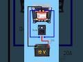DIY 12V Battery Charger &ndash; No IC, Just Simple Parts! 🛠️ #electronic #electronics #ideax #diy #shorts